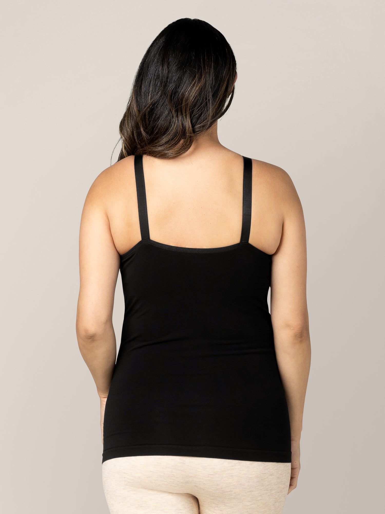 Sublime® Bamboo Hands-Free Pumping & Nursing Camisole | Black - Kindred Bravely