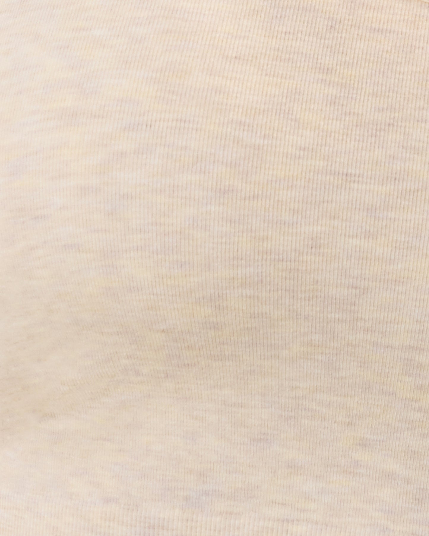 Close up of Sublime® Bamboo Scoop Neck Maternity & Nursing Longline Bra Top in Oatmeal Heather 