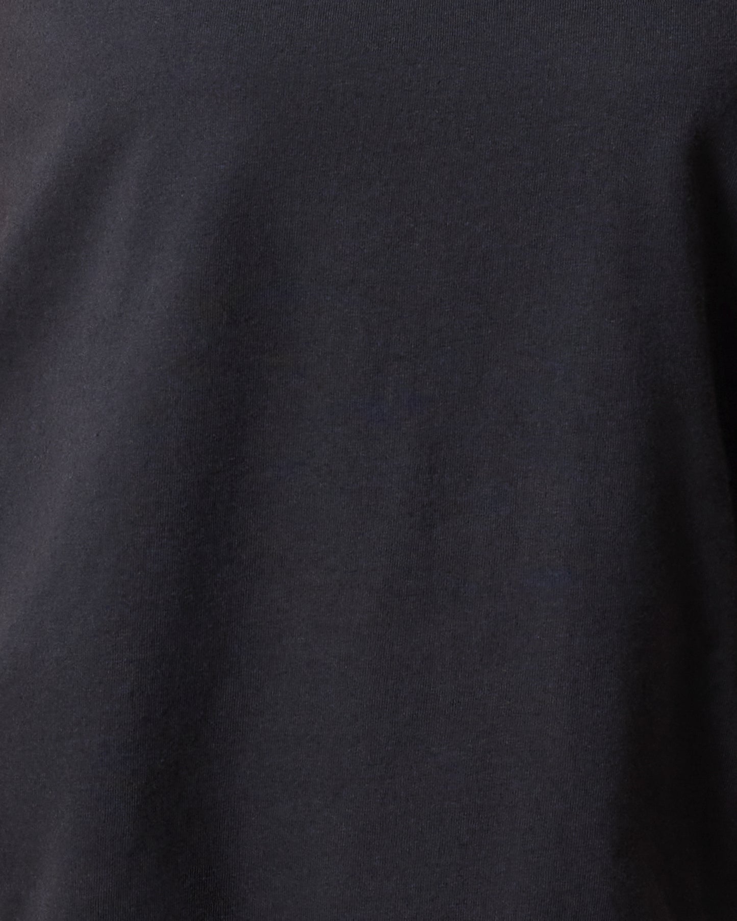 Close up of Slim Fit Cotton Nursing T-shirt in Black