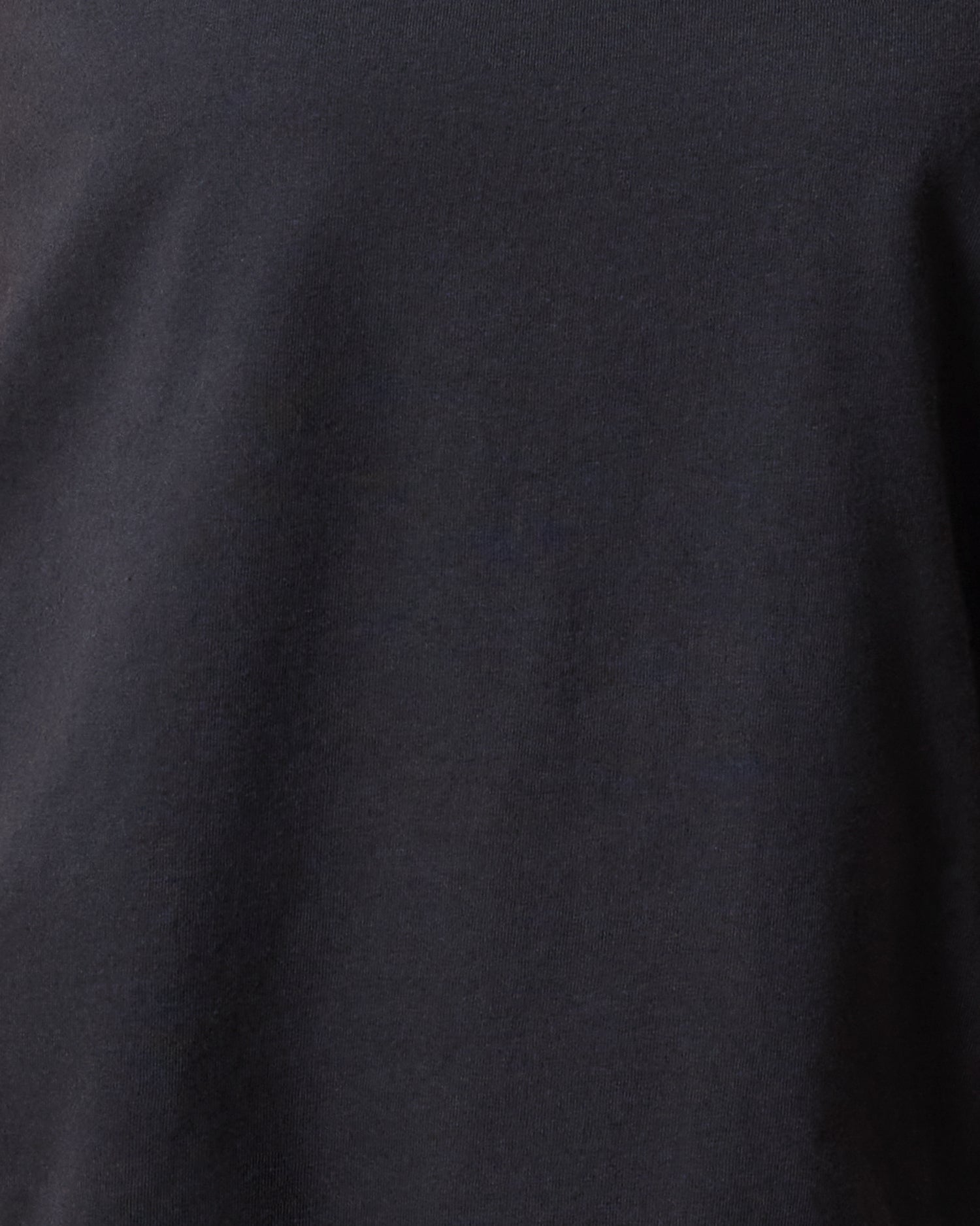 Close up of Slim Fit Cotton Nursing T-shirt in Black