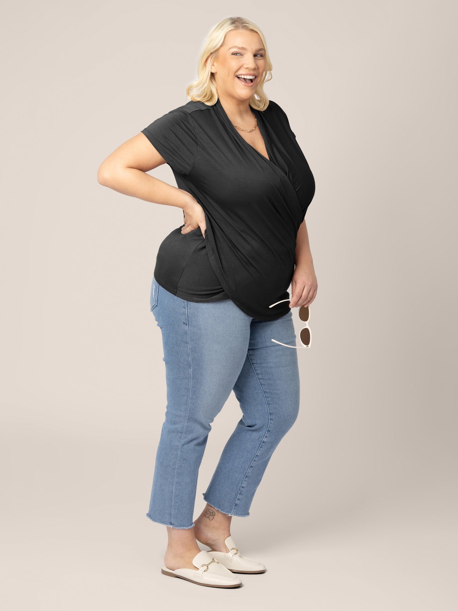 Plus size nursing tops online