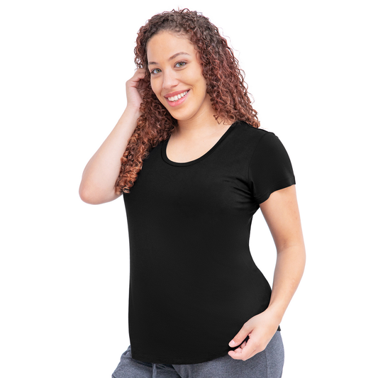 Everyday Nursing & Maternity T-shirt | Black-Tops-Kindred Bravely