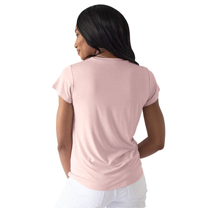 Everyday Nursing & Maternity T-shirt | Dusty Pink-Tops-Kindred Bravely