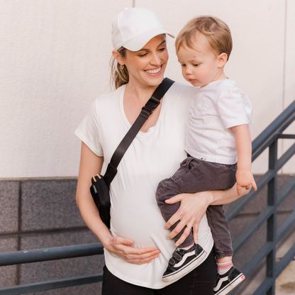 Everyday Nursing & Maternity T-shirt | White-Tops-Kindred Bravely