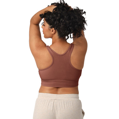 French Terry Racerback Nursing & Sleep Bra | Redwood-Bras-Kindred Bravely