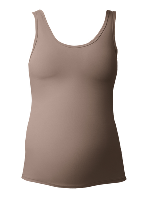 Grow with Me™ Maternity & Nursing Tank in Taupe