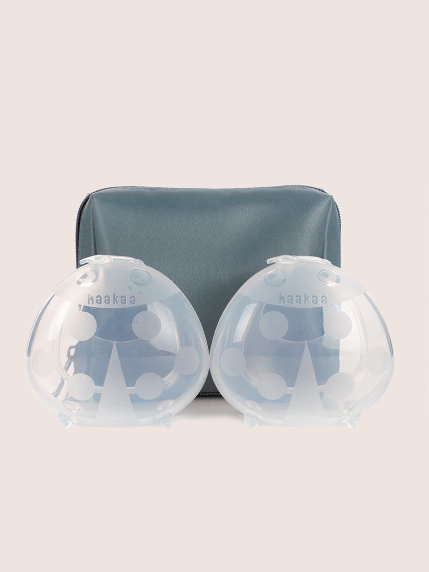 Haakaa - Ladybug Silicone Milk Collector 2.5 oz/75 ml | Kindred Bravely - 2-pack with bag
