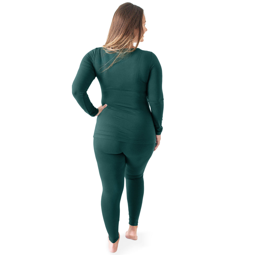 Jane Nursing Pajama Set | Evergreen