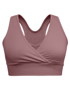 French Terry Racerback Nursing & Sleep Bra in Twilight