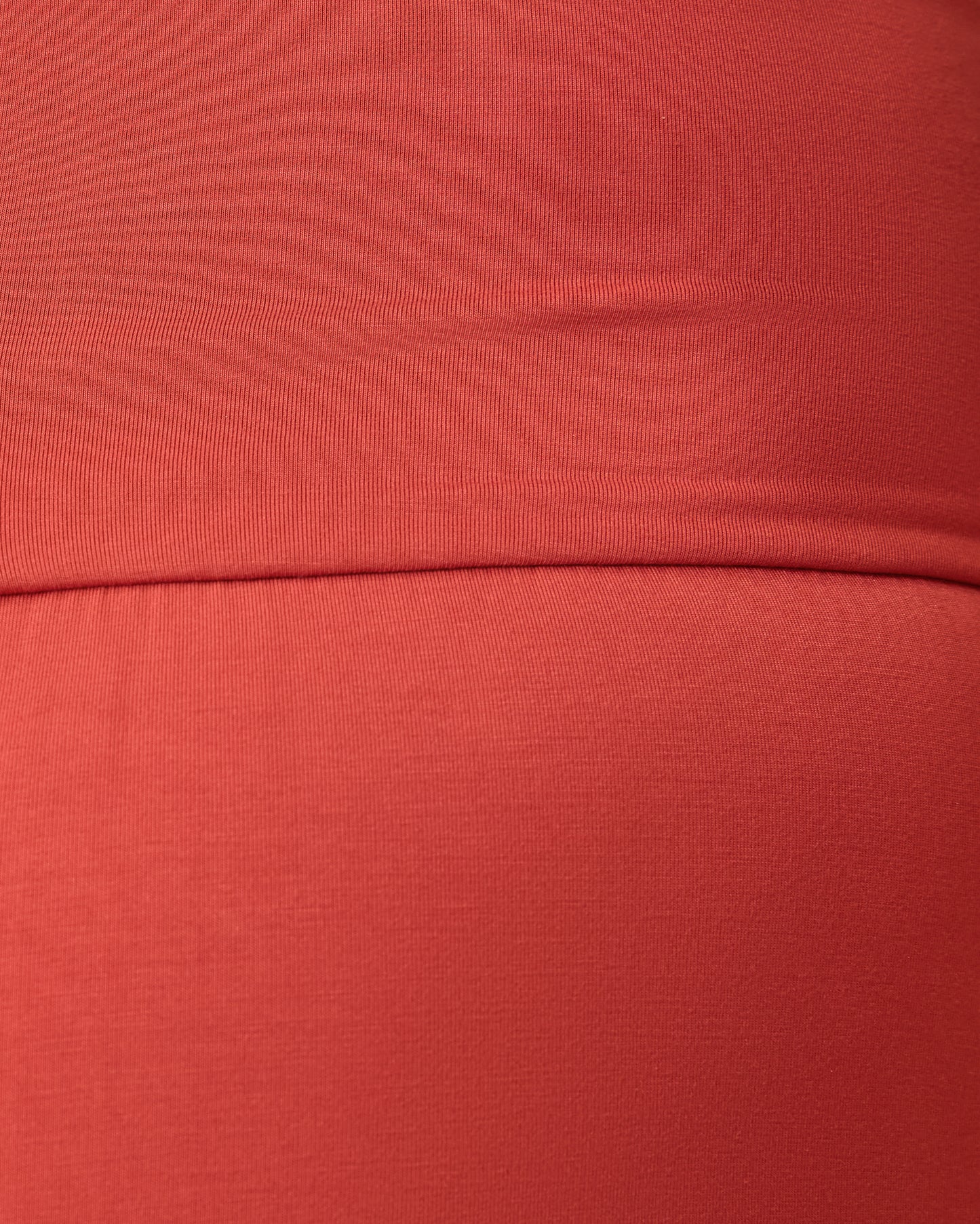 Close up of  Bamboo Wide Leg Maternity & Postpartum Lounge Pant in Spice.