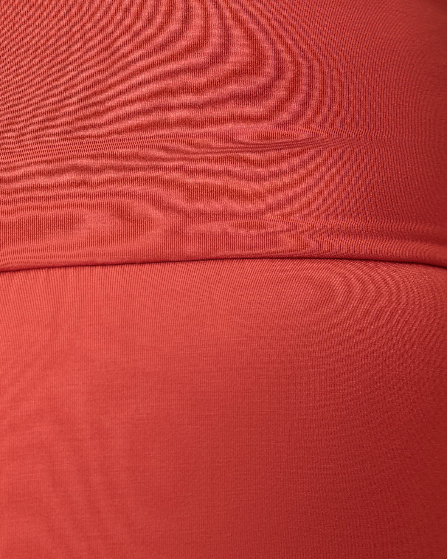 Close up of  Bamboo Wide Leg Maternity & Postpartum Lounge Pant in Spice.