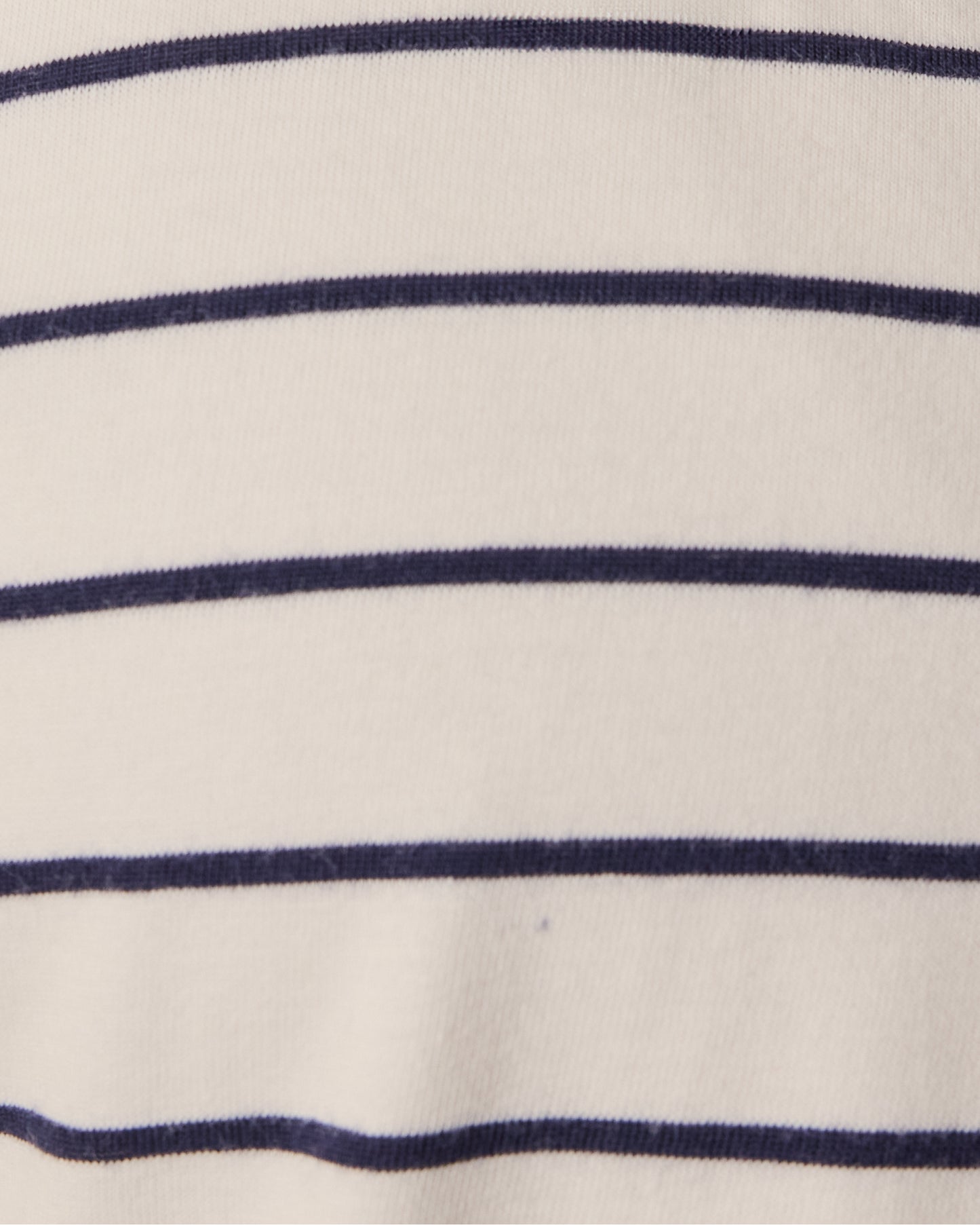 Close up shot of Navy White Stripe pattern.