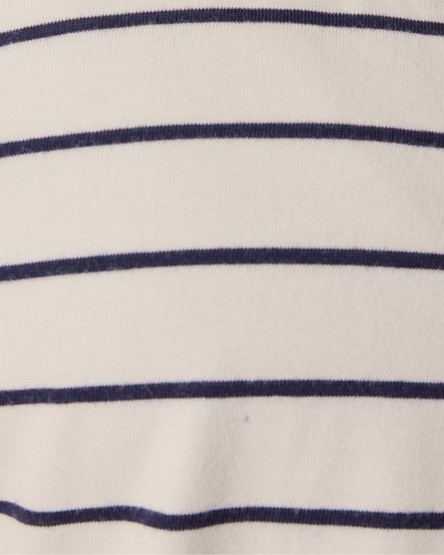 Close up shot of Navy White Stripe pattern.