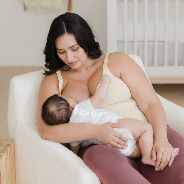 Sublime® Bamboo Pumping Camisole Two-Pack | Black & Oatmeal Heather