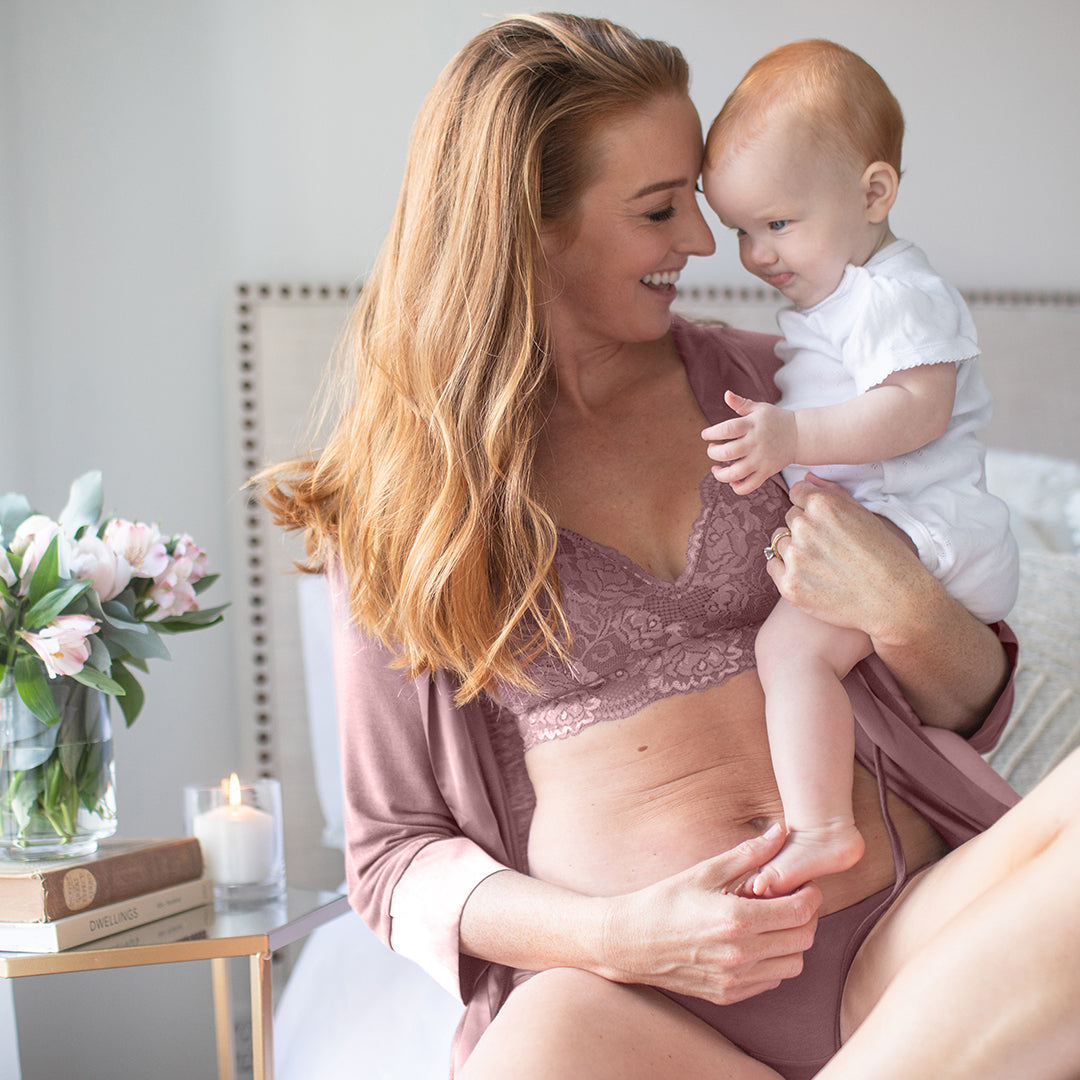Lace Minimalist Nursing & Maternity Bra | Twilight-Bras-Kindred Bravely