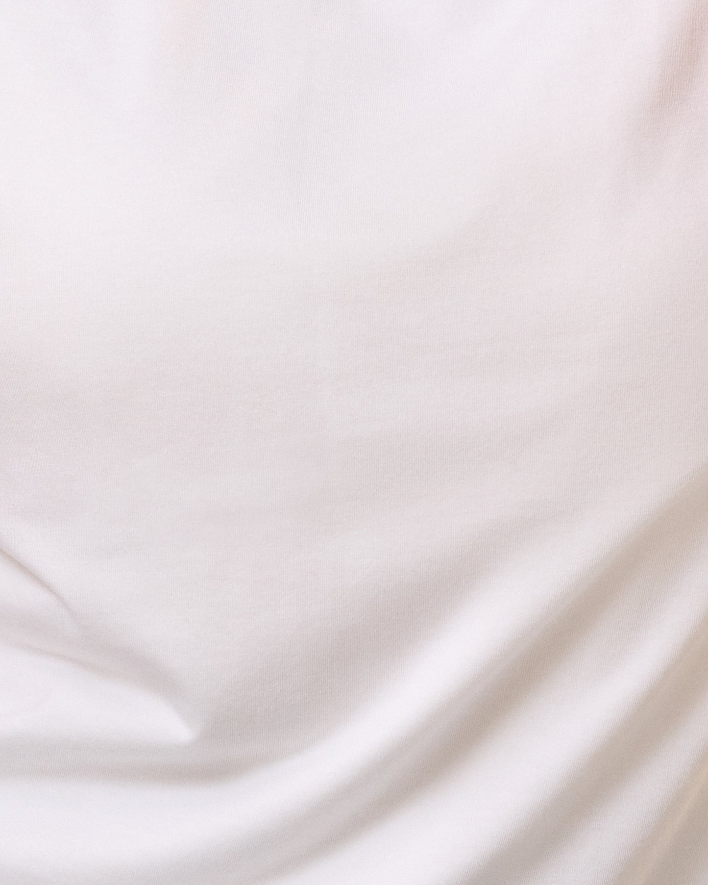 Close up of Slim Fit Modal Nursing T-shirt in White