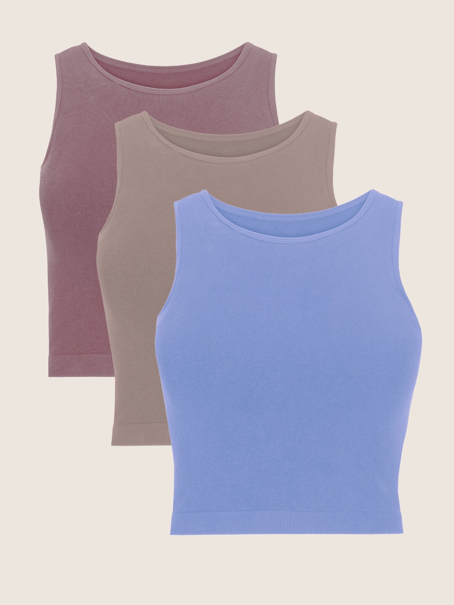 Sublime® Bamboo Maternity & Nursing Longline Bra in Twilight, Taupe and Blue Wisteria