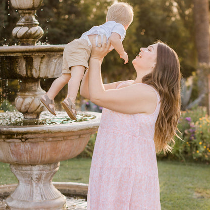 Magnolia Tiered Nursing & Maternity Maxi Dress | Secret Garden-Bottoms & Dresses-Kindred Bravely