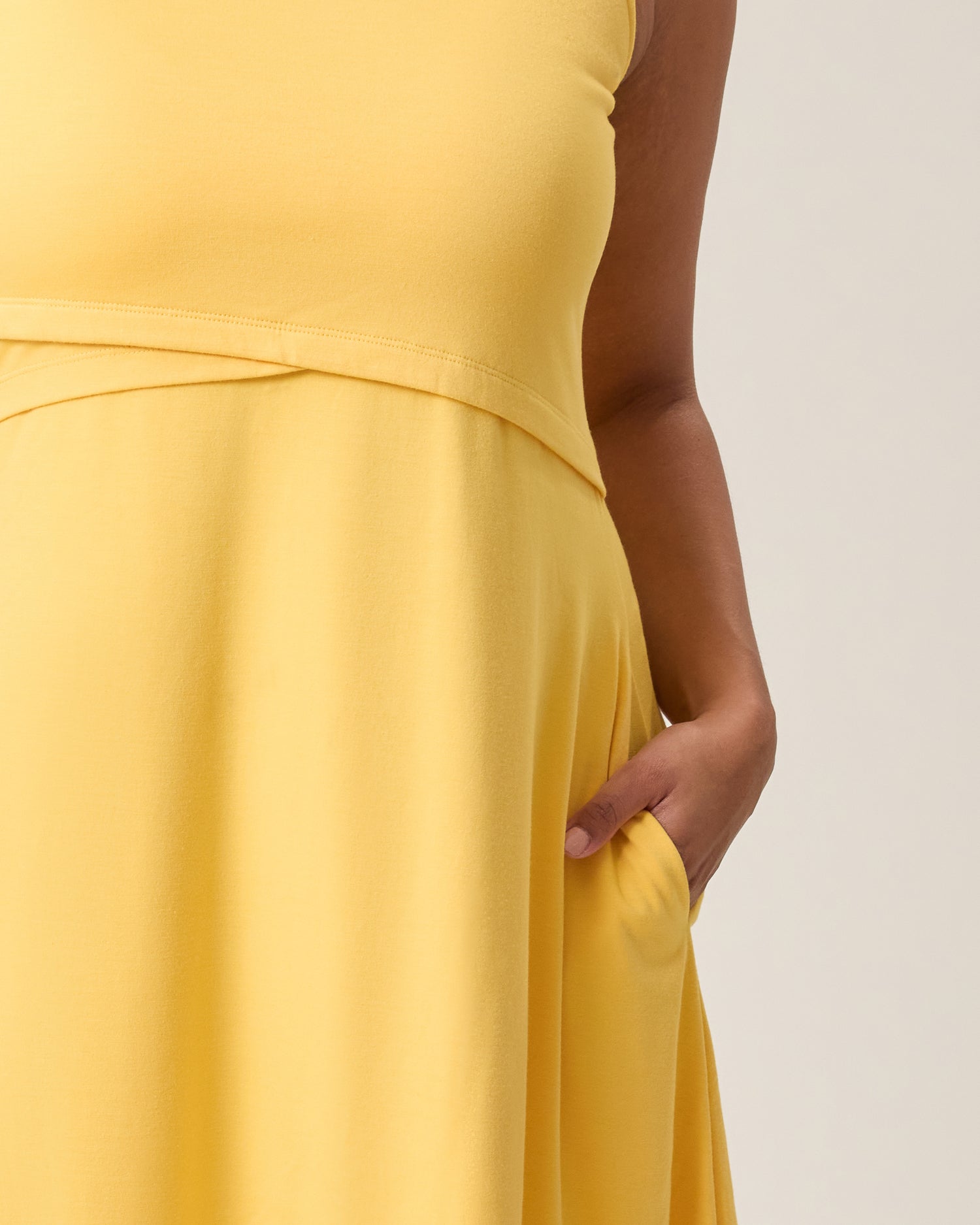 Penelope Crossover Nursing Dress | Citrus - L - Kindred Bravely Penelope Crossover Nursing Dress | Citrus - L - Kindred Bravely