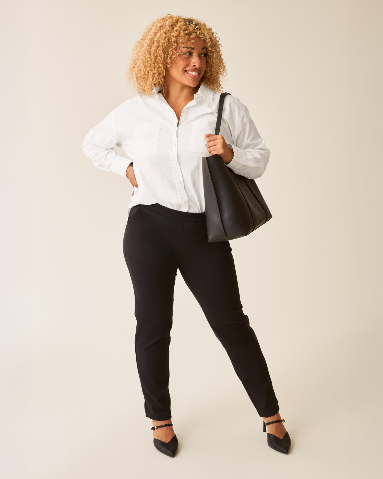 Poplin Maternity & Nursing Button Up Shirt