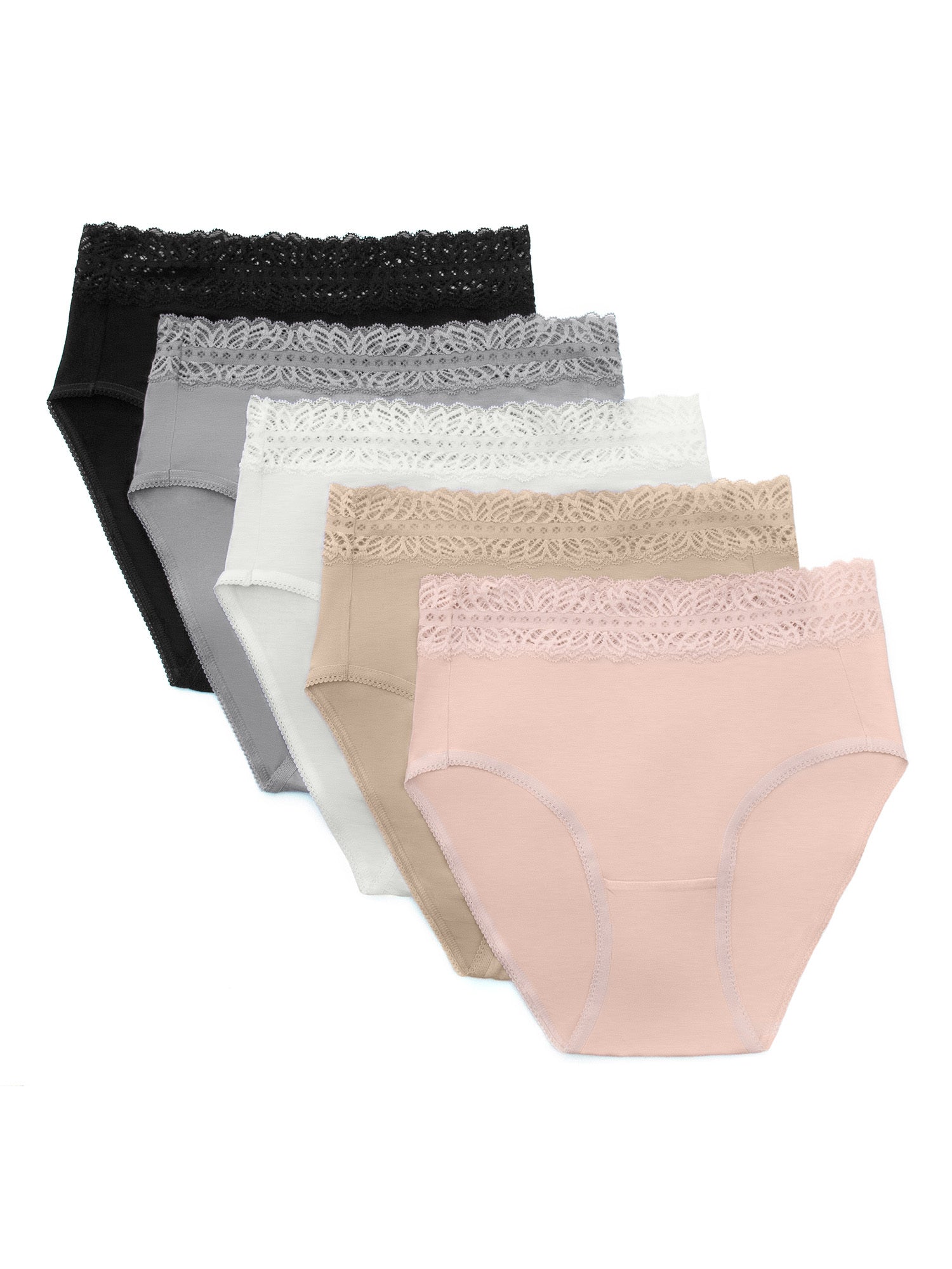 HighWaisted Postpartum Underwear Pack Assorted Pastels Kindred Bravely