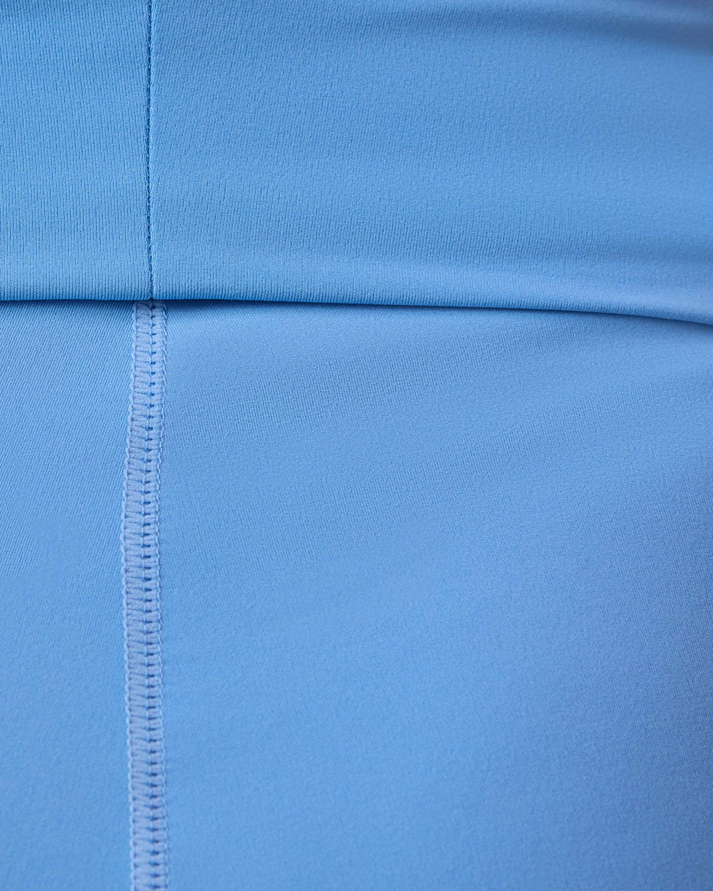 Close up view of Active Maternity & Postpartum Short in Harbor Blue 