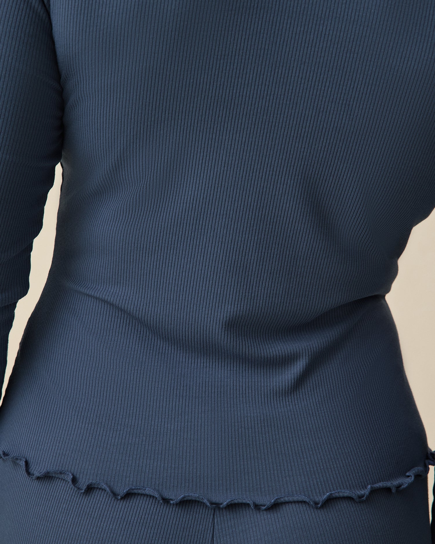 Ribbed Modal Cardigan | Light Navy - Kindred Bravely