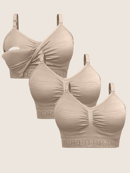 Breastfeeding Bras for Women Women's Vest Type Underwear Gathered Breast  Feeding Bra with Front Buckle Nursinf Bra, Beige, Medium : :  Clothing, Shoes & Accessories