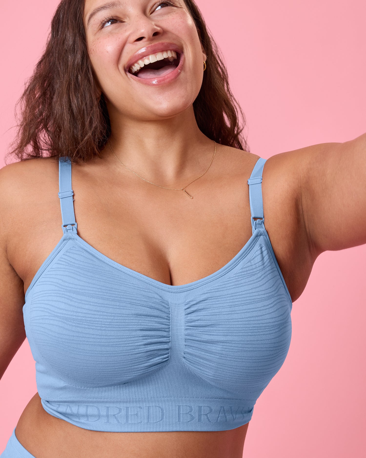 Sublime® Hands-Free Pumping & Nursing Bra | Vintage Blue – Kindred
