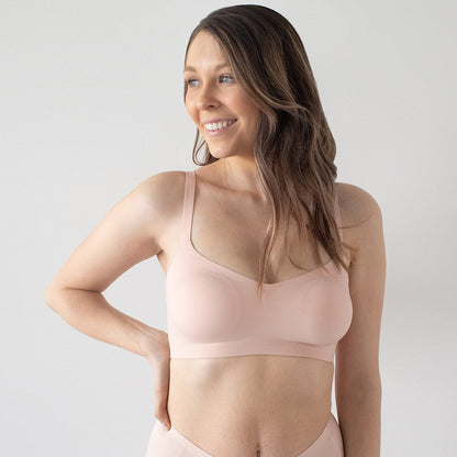 Seamless Classic Maternity Bra | Soft Pink-Bras-Kindred Bravely