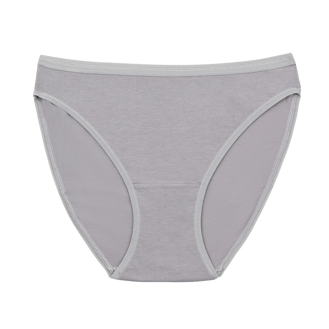Signature Cotton French Cut Brief | Grey-Underwear-Kindred Bravely