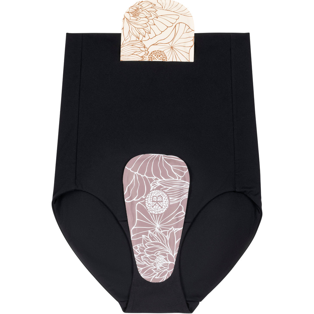 Soothing Fourth Trimester Panty | With Gel Packs - Black-Underwear-Kindred Bravely