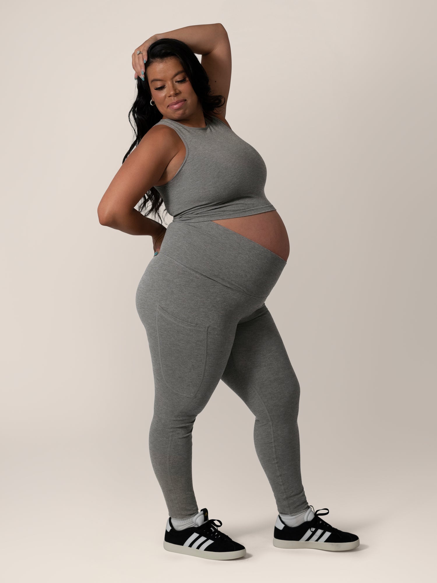 Maternity Clothes Grey Maternity Jeggings Pregnancy Clothes