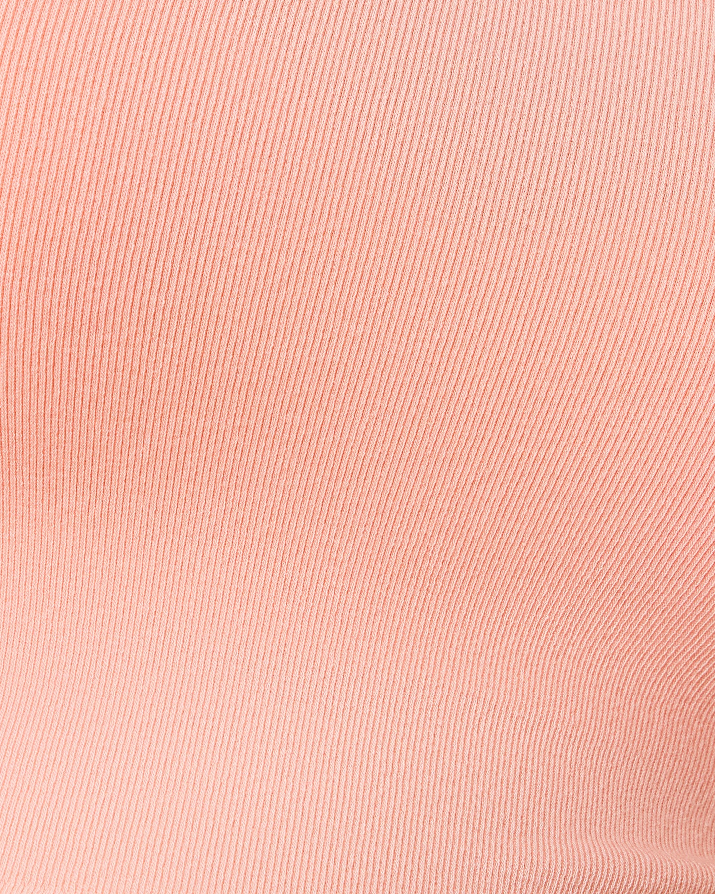 Close up of Sublime® Bamboo Scoop Neck Maternity & Nursing Longline Bra Top in Sunset Pink