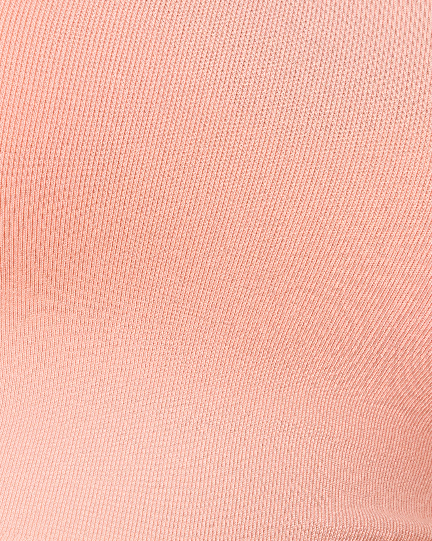 Close up of Sublime® Bamboo Scoop Neck Maternity & Nursing Longline Bra Top in Sunset Pink