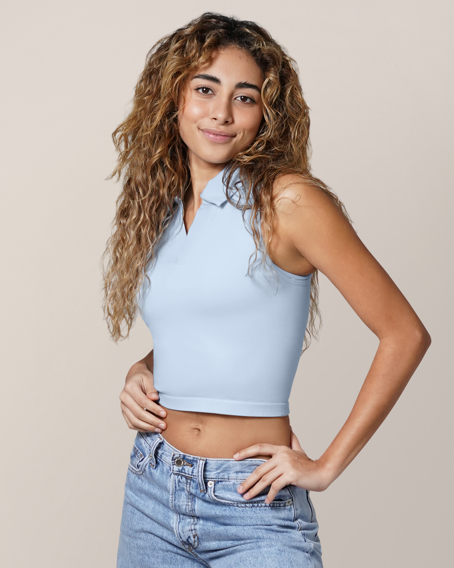 トップス Babylclub string top Sublime® Bamboo Collared Maternity & Nursing Longline Bra Top