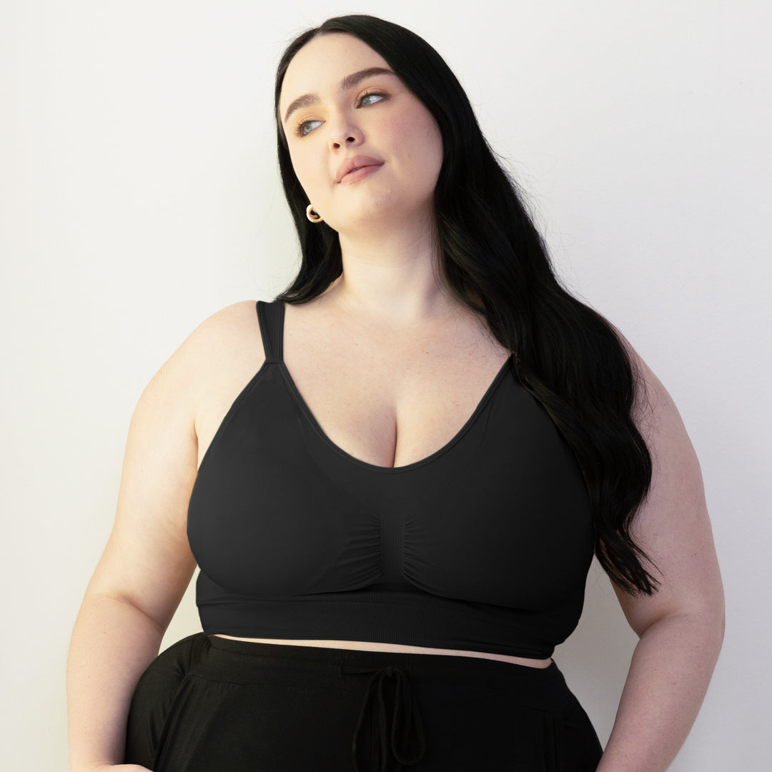 The Nellie Simply Wireless Bra | Black-Bras-Kindred Bravely