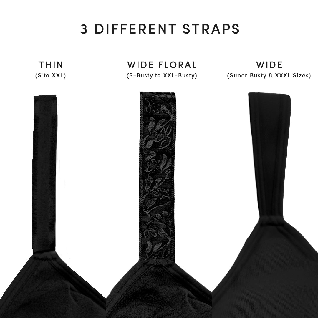 The Nellie Simply Wireless Bra | Black-Bras-Kindred Bravely