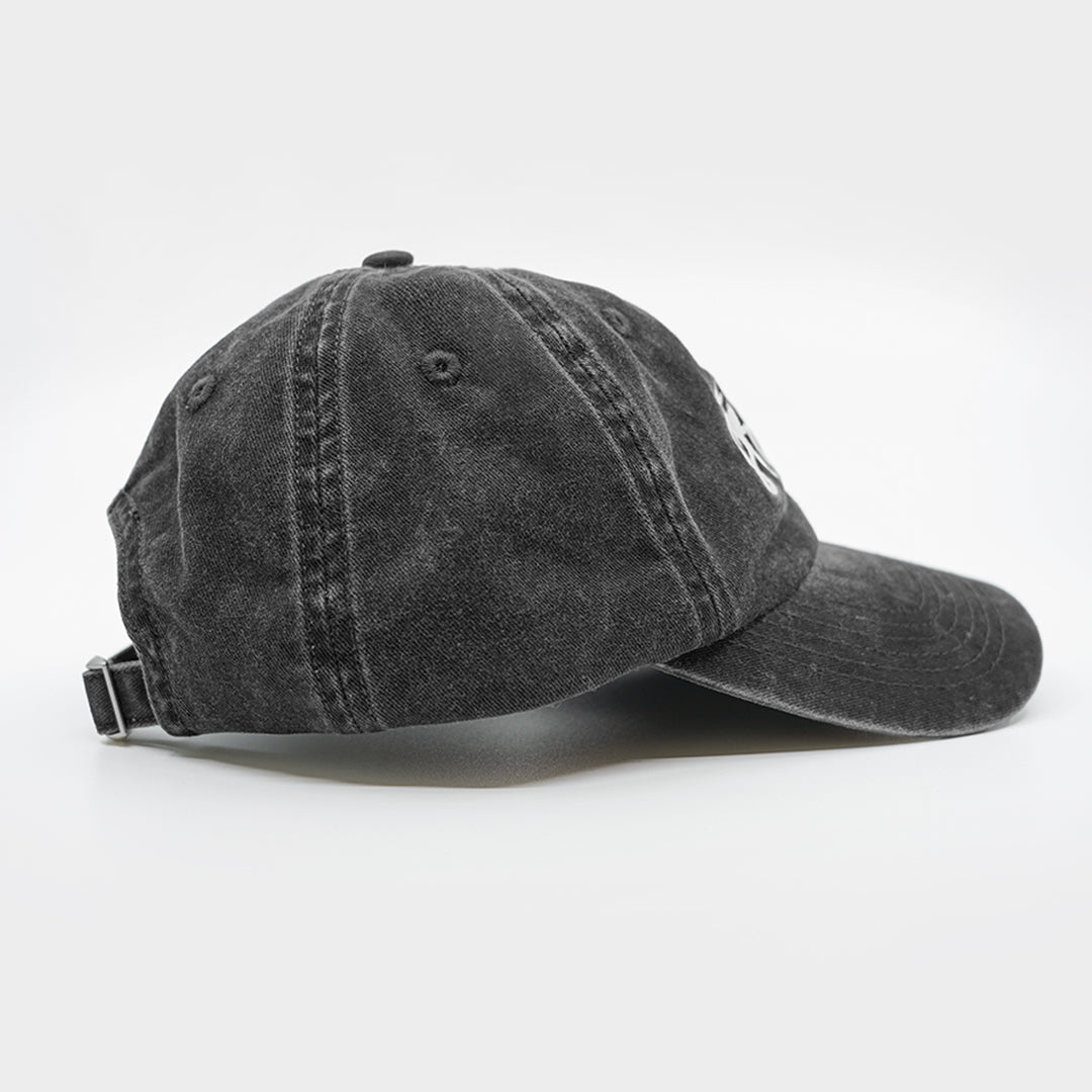 The Strong Hat | Washed Black-Accessories-Kindred Bravely