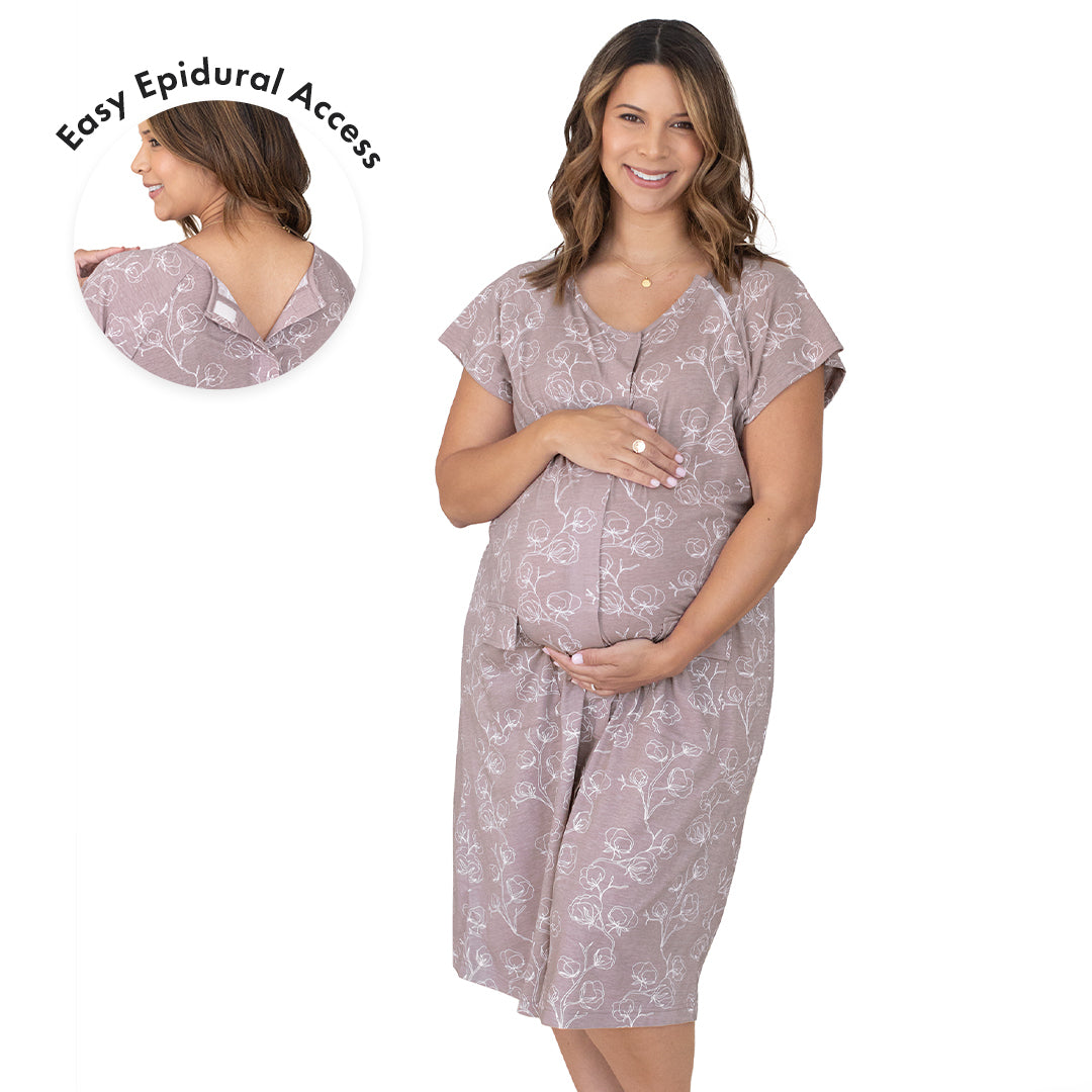 Universal Labor & Delivery Gown | Lilac Bloom