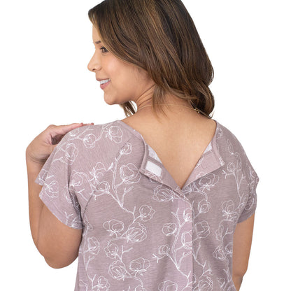 Universal Labor & Delivery Gown | Lilac Bloom-Gowns-Kindred Bravely