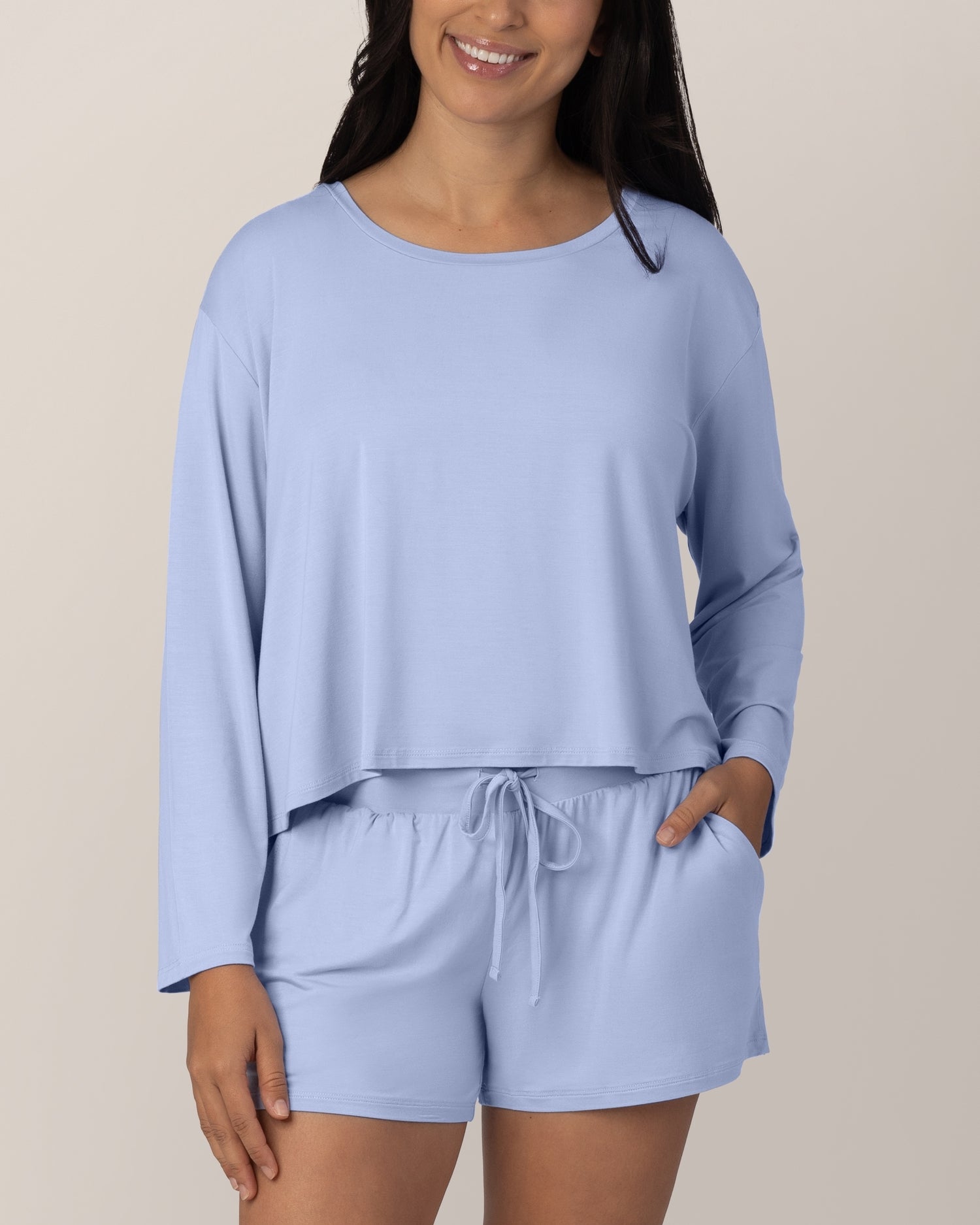売れ筋商品|||キミ アンド カイ カットソー トップス レディース Maternity Addison Nursing Pajama Set Parfait pink Women's 