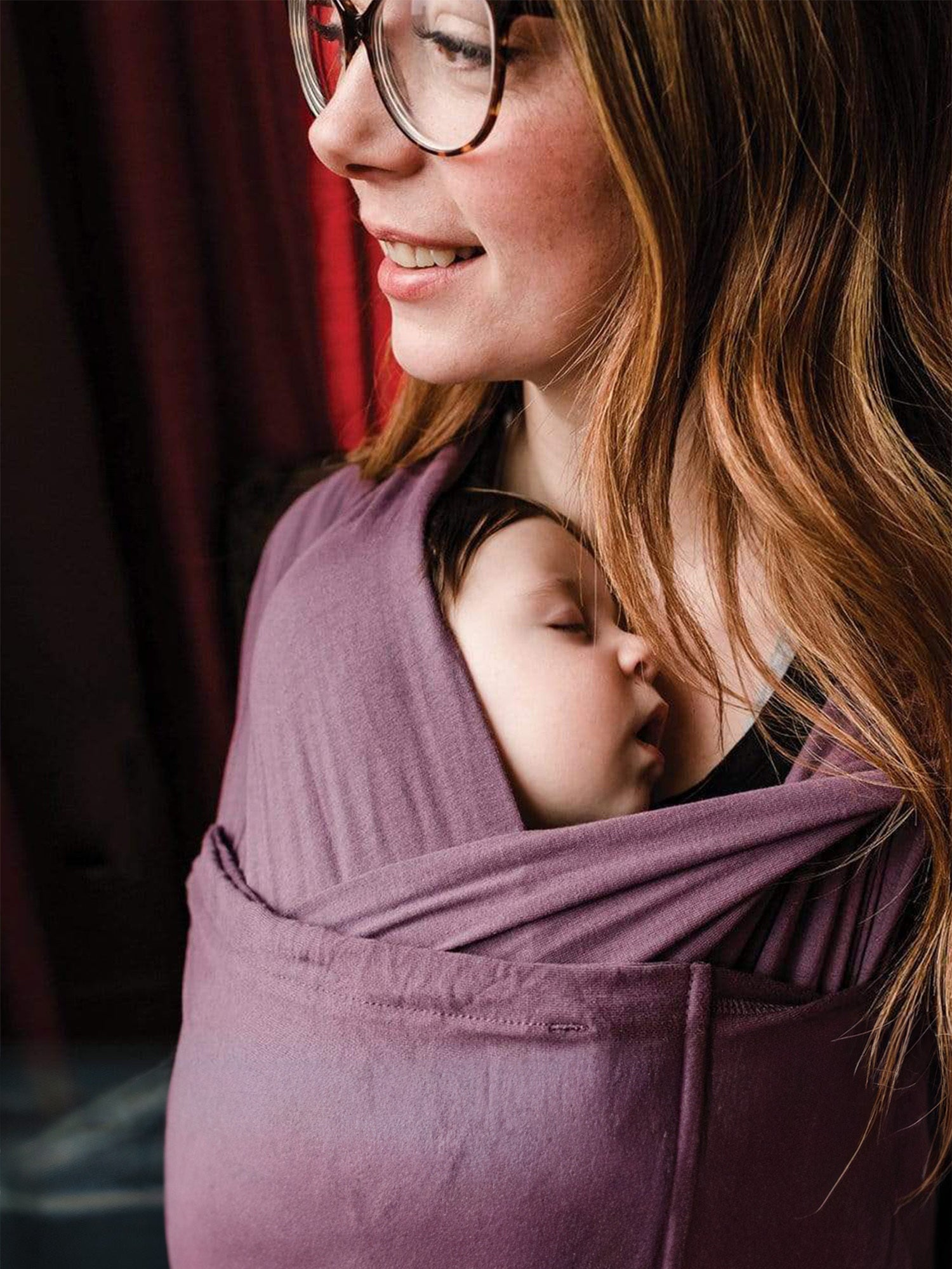 Baby K'tan - Original Baby Carrier | Eggplant- Kindred Bravely