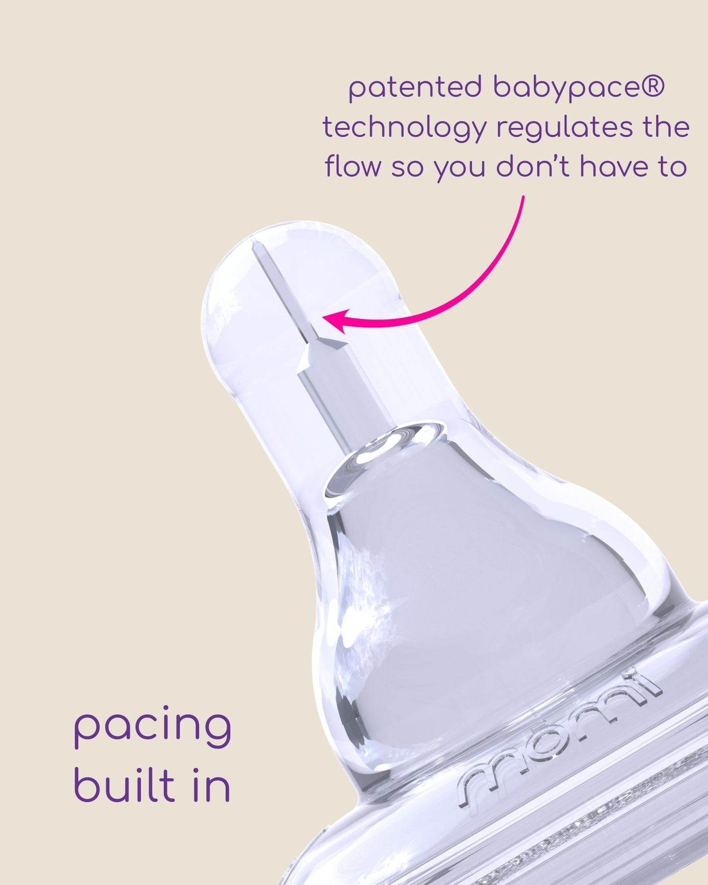 mōmi - breast-like bottle 2-sets, 4oz