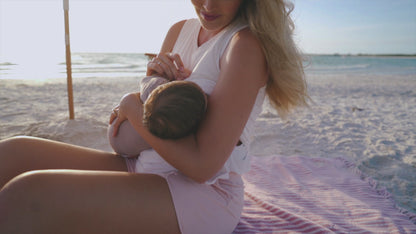 Bamboo Nursing & Maternity Tank | Black